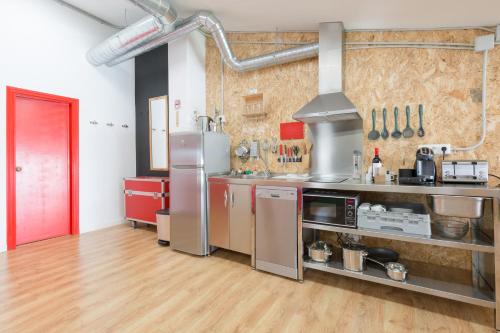 Dapur atau dapur kecil di Tomate Rooms