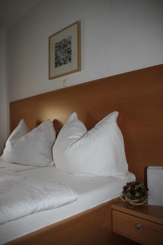 Cama o camas de una habitación en Pension Gartner
