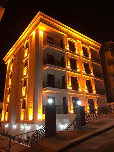 Budova, kde se aparthotel nachází