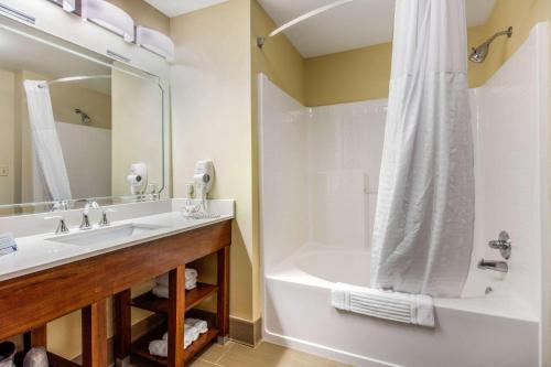 Kylpyhuone majoituspaikassa Comfort Inn & Suites