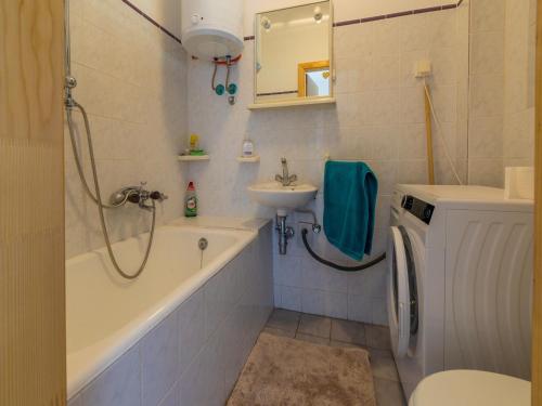 Ett badrum på Apartments Kaps