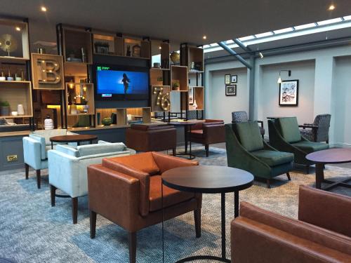 Lea Marston Hotel tesisinde lounge veya bar alanı