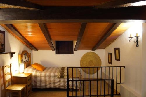 Voodi või voodid majutusasutuse Casa Rural Recreo toas