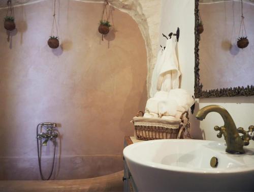 Kúpeľňa v ubytovaní Albergo Diffuso Sotto le Cummerse