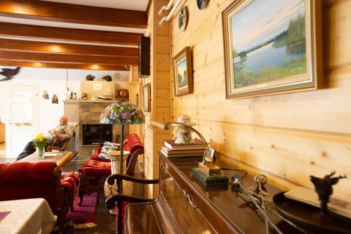 Posezení v ubytování Vuotson Maja B&B