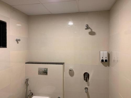 Kylpyhuone majoituspaikassa JN Guestline