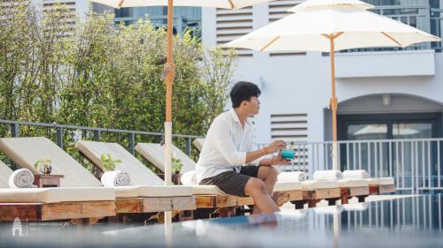 Επισκέπτες που μένουν στο Damrei Angkor Hotel