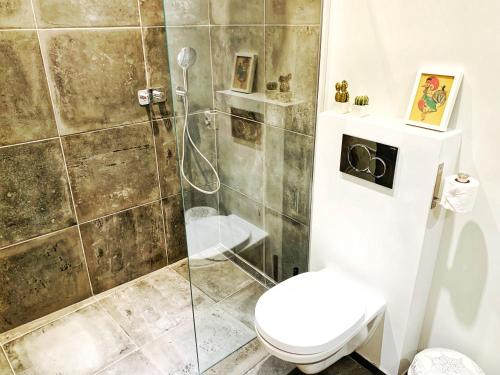 Ένα μπάνιο στο Casa Tuia Resort