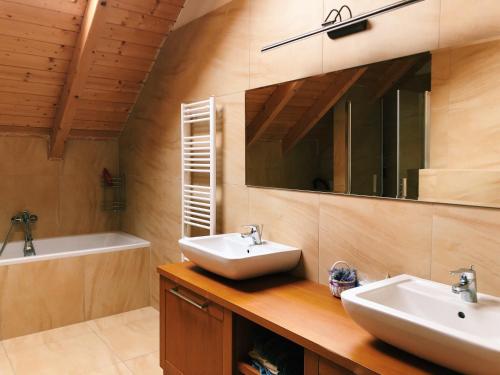 Kúpeľňa v ubytovaní Apartmán pod orechom
