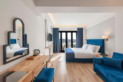 Postel nebo postele na pokoji v ubytování DORUK PALAS HOTEL