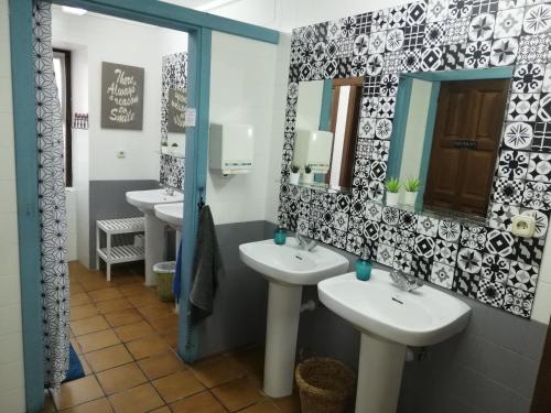 Koupelna v ubytování Refugio La Ardilla Real