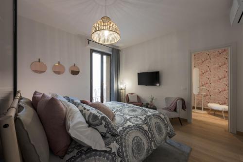 Katil atau katil-katil dalam bilik di B&B La Marmora 39
