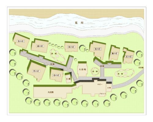 a floor plan of a house at Takanosukan in Sekikawa