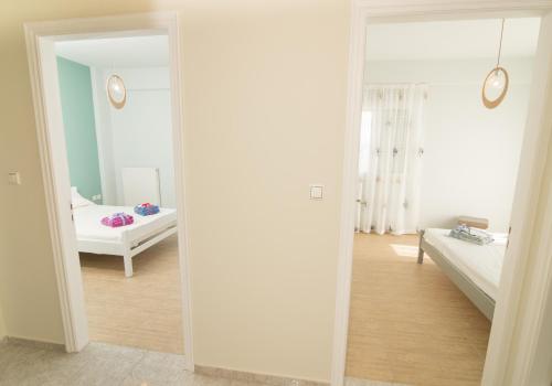Postel nebo postele na pokoji v ubytování Elea