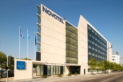 a building with the word norwegian on it at Novotel Le Havre Centre Gare in Le Havre