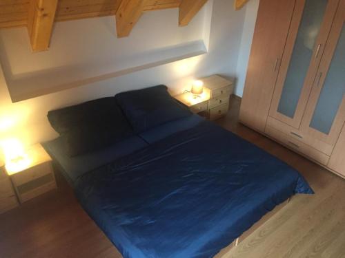 Postel nebo postele na pokoji v ubytování U Řeky Lužnice