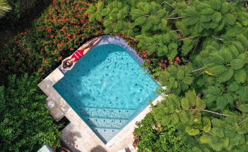 Ein Blick auf den Pool von der Unterkunft Calabash Cove Resort and Spa - Adults Only oder aus der Nähe