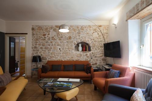 Χώρος καθιστικού στο Lelive Bed and Breakfast