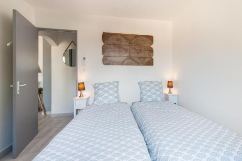 Krevet ili kreveti u jedinici u objektu Apartment T2 Confort - Calme - Proche plage