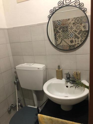 Koupelna v ubytování Apartment Trezza