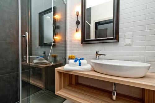 Ένα μπάνιο στο BlueApart Apartamenty Jurata