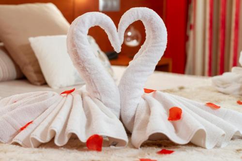 Hotel MIRAVALLEにあるベッド