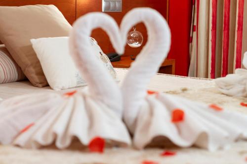 Hotel MIRAVALLEにあるベッド