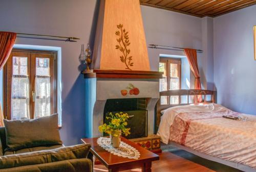 Ліжко або ліжка в номері Petrino Guesthouse