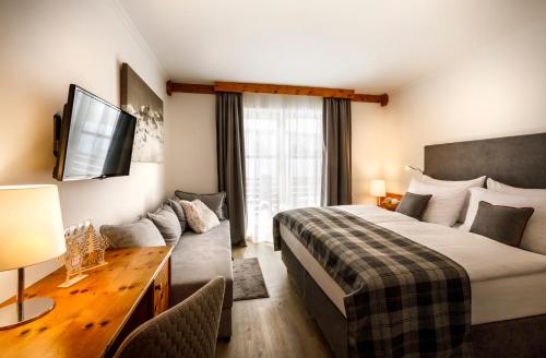 Postel nebo postele na pokoji v ubytování VALAMAR Obertauern