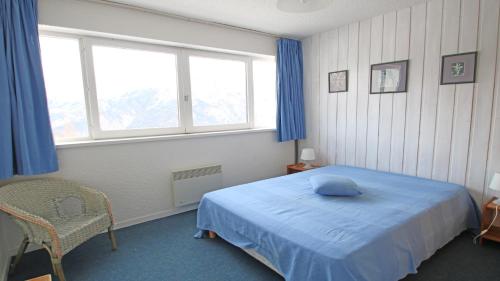 Кровать или кровати в номере Cortina - Cimes & Neige