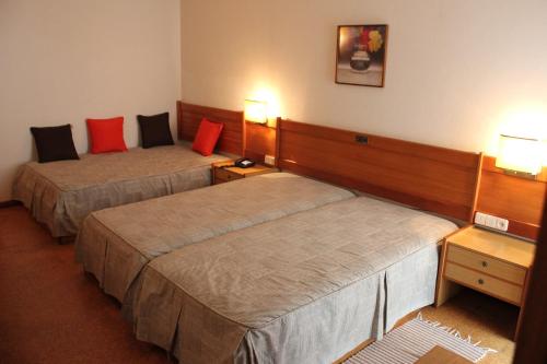 Кровать или кровати в номере Hotel Bom Sucesso