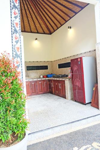 Η κουζίνα ή μικρή κουζίνα στο Rumah Kelinci
