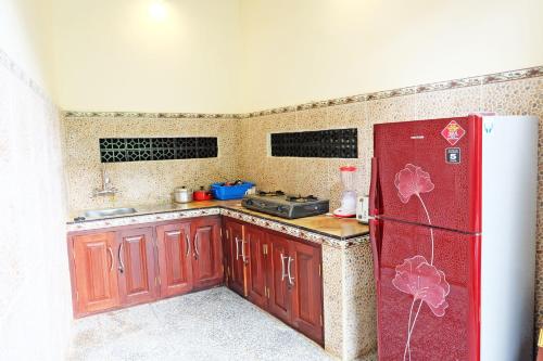 Η κουζίνα ή μικρή κουζίνα στο Rumah Kelinci