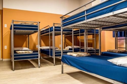 Postel nebo postele na pokoji v ubytování Hostel Santa Monaca