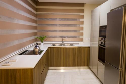 Dapur atau dapur kecil di Infinity Horizon Duplex by AURA