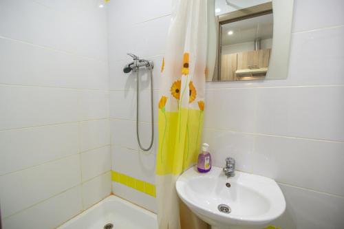Ванна кімната в Apartment on Gagarina Avenue
