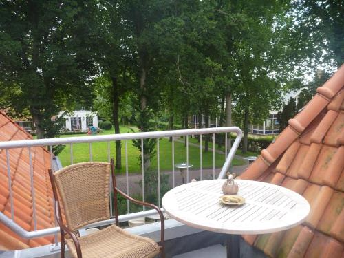 Een balkon of terras bij Hotelsuites Ambrosijn