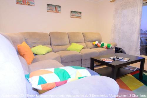 Ruang duduk di Apartamento Areal
