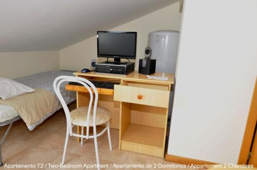 Dapur atau dapur kecil di Apartamento Areal