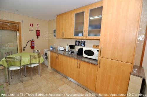 Dapur atau dapur kecil di Apartamento Areal