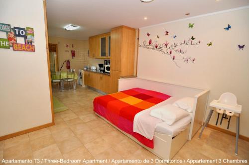 Dapur atau dapur kecil di Apartamento Areal
