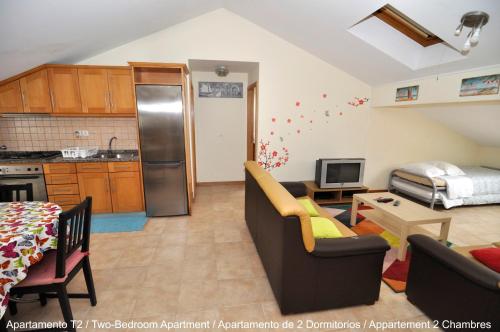 Dapur atau dapur kecil di Apartamento Areal
