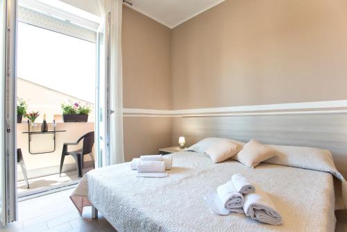 Ein Bett oder Betten in einem Zimmer der Unterkunft Alguest