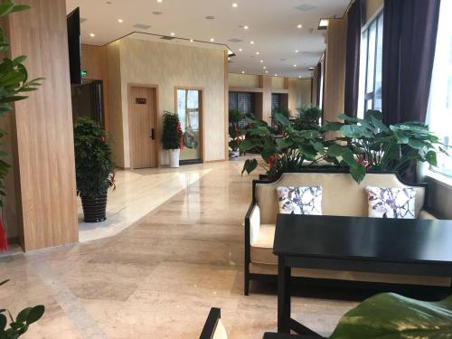 Posezení v ubytování Mushanhe Hotel