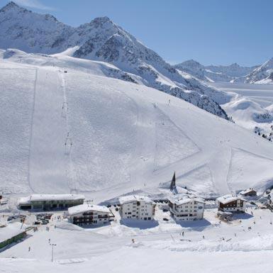 Sonne & Schnee in Kühtai v zimě