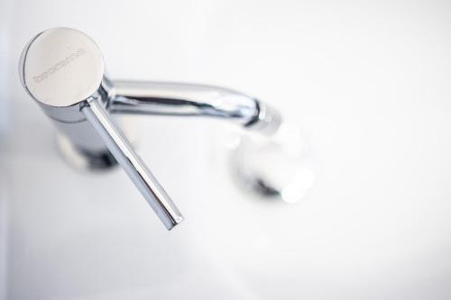 a close up of a magnifying glass on a sink at Al Bastione di Cagliari in Cagliari