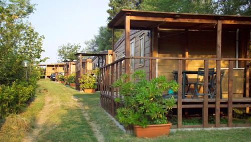 Κήπος έξω από το Camping San Giusto