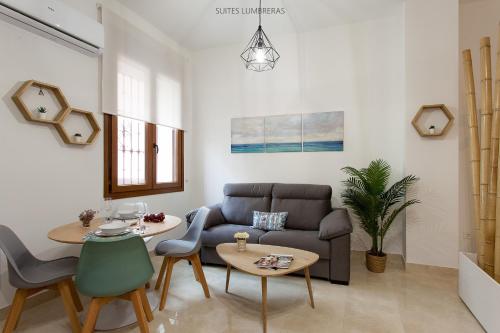 Posezení v ubytování Suites Lumbreras