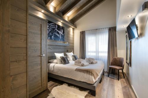 Katil atau katil-katil dalam bilik di Mammoth Lodge by Alpine Resorts