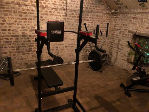 Fitness centrum a/nebo fitness zařízení v ubytování Lomalienne